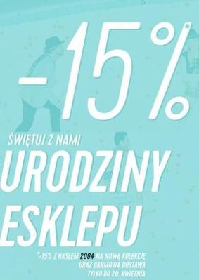 -15% urodziny